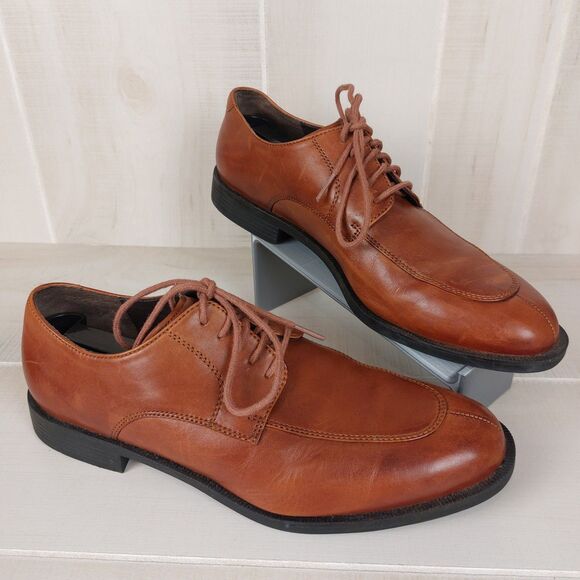 Cole Haan Split Toe Dress Oxford Shoes Men\'s 9.5M Brown Leather Lace Up main image 6